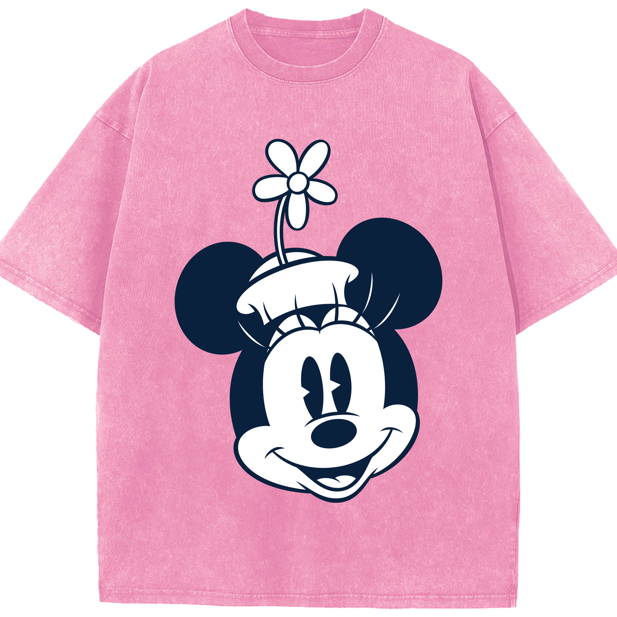 （画像用） ミッキーマウス Mickey Mouse 綿100% ヴィンテージ風 半袖Tシャツ（フロントプリント）